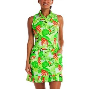 Tzu Tzu SHILOH TOUCAN JAN DRESS, size medium